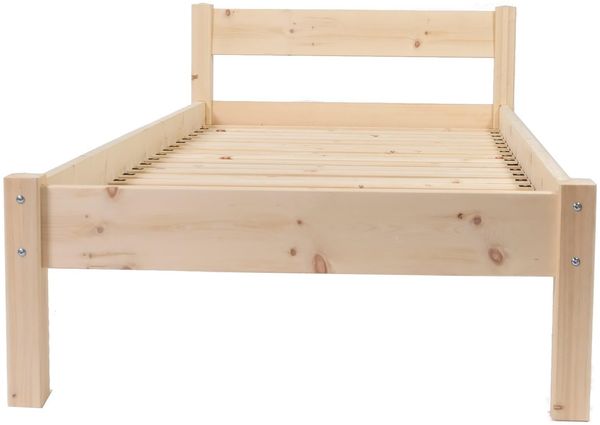 Pfostenbett aus Zirbenholz (Zirbe) "Zirben-Amelie" 90cm x 200cm Bild 5
