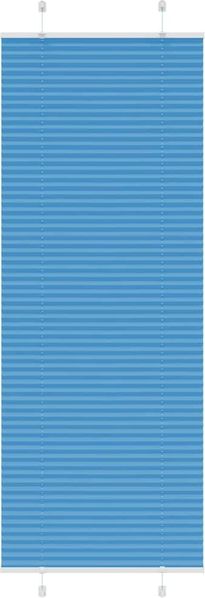 vidaXL Plissee Blau 70x200 cm Stoffbreite 69,4 cm Polyester 4015205