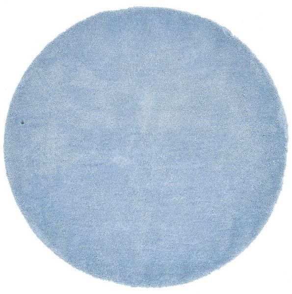 TOM TAILOR HOME Hochflor-Teppich Shaggy Teppich Cozy, rund, Höhe: 25 mm, Uni Farben, auch in Pastell Farben, weich & kuschelig
