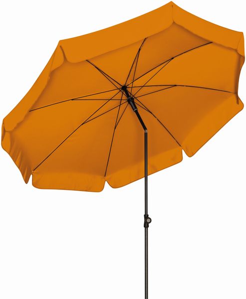 Doppler "Sunline III 200" Sonnenschirm, mit Höhenverstellung, Stahl / Polyester umbra, Ø 200 cm