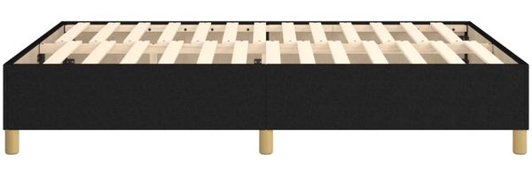 vidaXL Boxspringbettgestell Schwarz 140x200 cm Stoff 3120963 Bild 6
