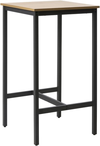 Bartisch >CESURA< in Eiche-Dekor, schwarz - 60x105x60 (BxHxT)
