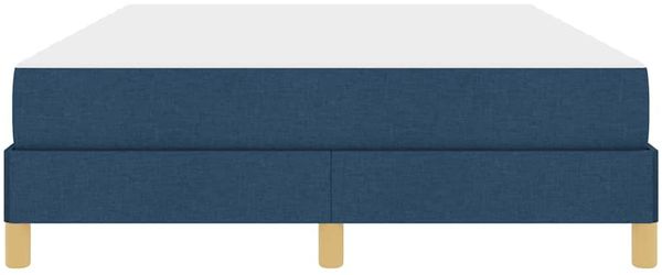 vidaXL Boxspringbett mit Matratze Blau 160 x 200 cm Stoff 3398583 Bild 7