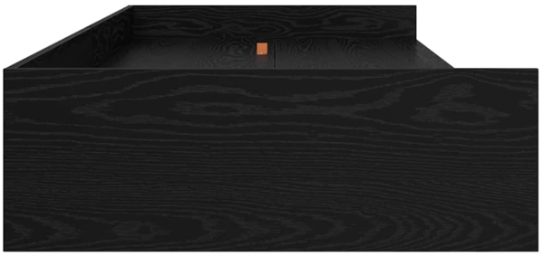 vidaXL Bettrahmen Schwarz Eichen-Optik 80 x 200 cm Holzwerkstoff 3335238 Bild 5