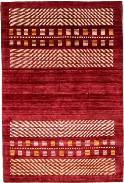 Gabbeh Teppich - Loribaft - 300 x 198 cm - rot