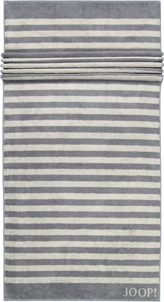 JOOP Handtuch-Serie Classic Stripes | Badetuch 80x200 cm | anthrazit