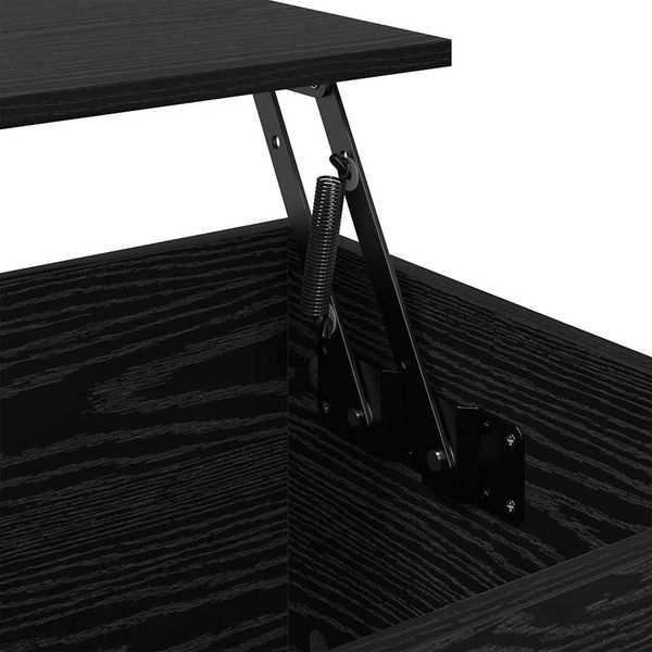 vidaXL Couchtisch Schwarz Eichen-Optik 60 x 44,5 x 45 cm Holzwerkstoff 881173 Bild 10
