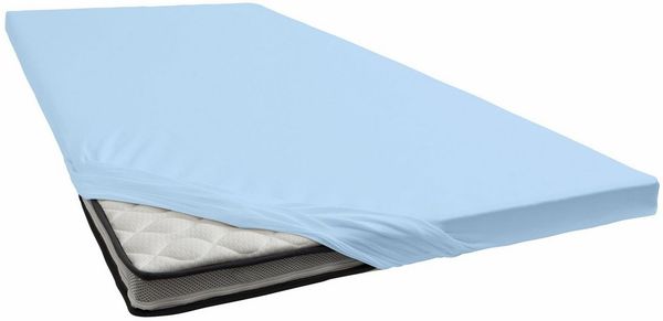 Janine Spannbettlaken TOPPER 5001, Jersey-Elasthan, Gummizug: rundum, (1 Stück), mit Rundumgummizug