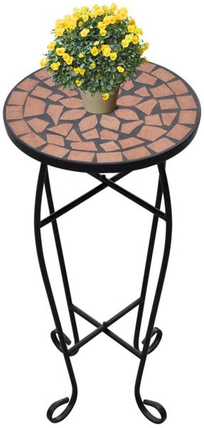 vidaXL Beistelltisch, Mosaik, Terrakotta, 30 x 60 cm