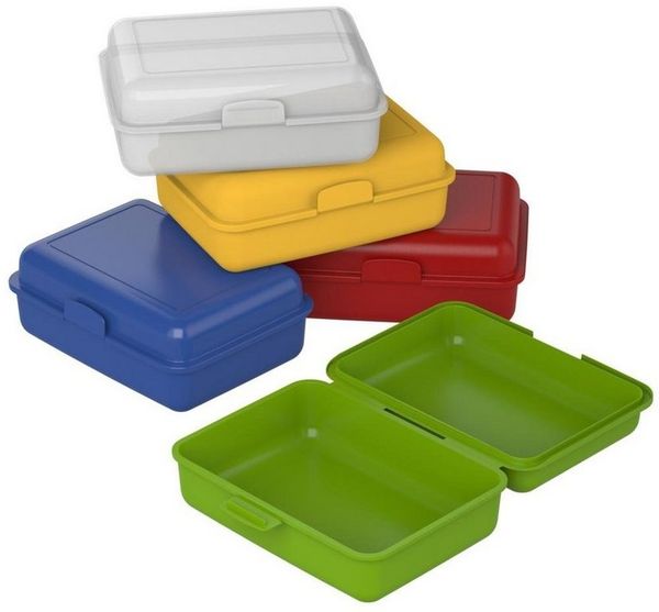 elasto Lunchbox "School-Box" 1500 ml Brotdose Made in Germany Vorratsdose To Go
