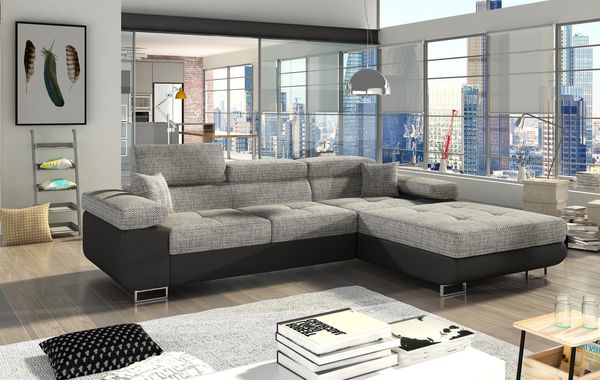Wohnideebilder Armando Grau Ecksofas & Eckcouches Armd_01