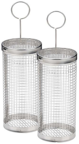 Bubble-Store Grillbesteck-Set 2-er Set Grillkörbe, (2 tlg, Edelstahl Grillguthalter), Gemüse Grillkorb