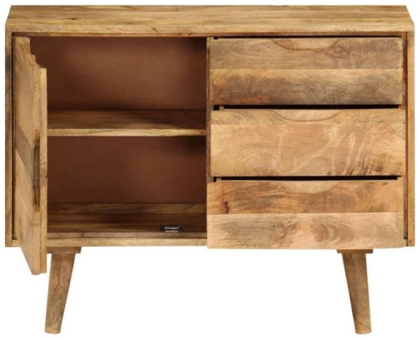 vidaXL Sideboard Massivholz Mango 90x30x69 cm 246789 Bild 9