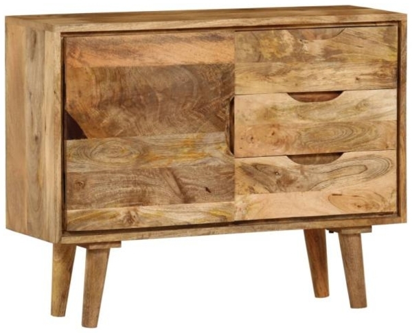 vidaXL Sideboard Massivholz Mango 90x30x69 cm 246789 Bild 4