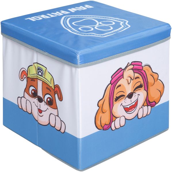 roba Sitz- & Aufbewahrungsbox 'Paw Patrol' - HxBxT: 30 x 30 x 30 cm - 4-seitig bedruckt - Weiß / Blau Bild 6
