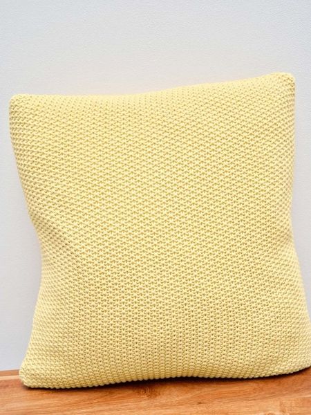 Marc O'Polo Home Dekokissen Nordic knit, aus gestrickter nachhaltiger Baumwolle