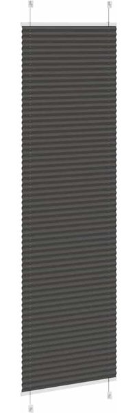 vidaXL Plissee Schwarz 65x200 cm Stoffbreite 64,4 cm Polyester 4015153 Bild 4