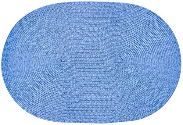 Haus und Deko Platzset Platzset oval ca. 45x30 cm Bast Optik Platzdeckchen Tischset geflochte, (1-St)