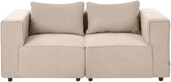AXEBO 2-Sitzer Modulsofa Beige Bouclé Bild 4