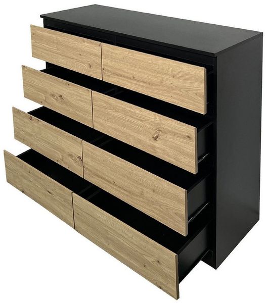 HTI-Living Sideboard Moderne Kommode mit 8 grifflosen Schubladen (Stück, 1 St, 1 Kommode ohne Dekoration), Sideboard