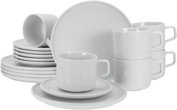 Chef Collection Weiss, Kaffeeservice 18-tlg (mo)