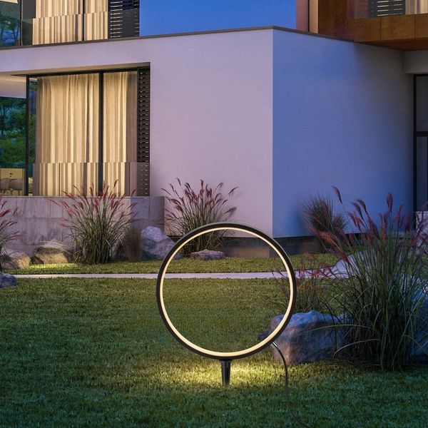 SellTec Gartenleuchte LED Außenleuchte Erdspießlampe, wetterfest, spritzwassergeschützt, Timerfunktion, 1xLED-Board/2,20W/3000K, warmweiß, Timerfunktion (6h ON/18h OFF) IP65 Spritzwasserschutz