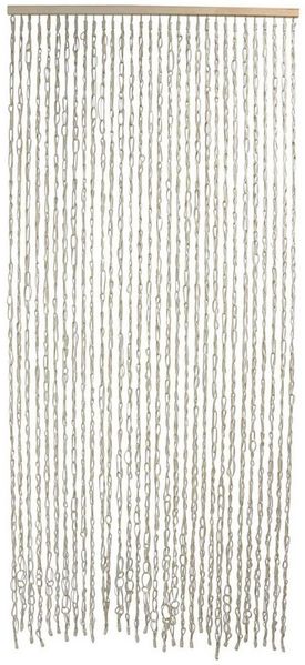 Dekoleidenschaft Türvorhang "Cotton" 90x200 cm, Balkontür Insektenschutz Vorhang, Fliegenvorhang, aus Baumwolle, Fadenvorhang, Insektenvorhang, Fliegenschutz