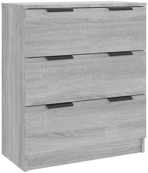 Sideboard, Kommode Grau Sonoma 60x30x70 cm Holzwerkstoff j1574p