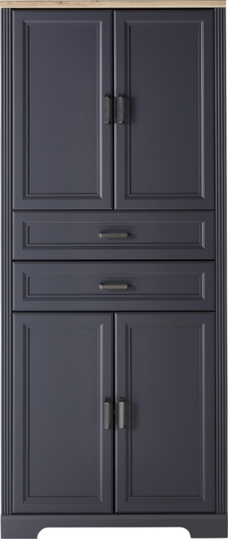 Büroschrank Stauraumelement JASMIN 02 Graphit Artisan Eiche