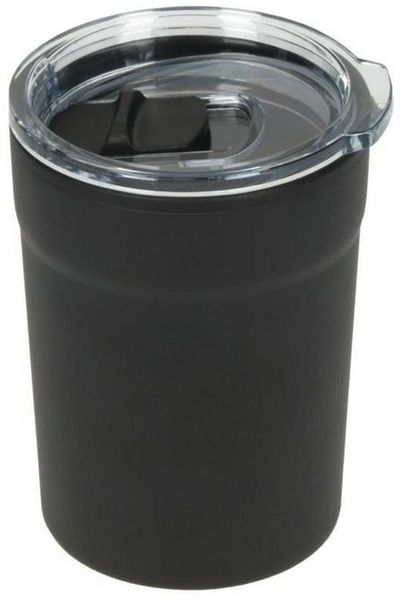 elasto Thermobecher To-Go Espresso-Kaffeebecher 0,15L aus Edelstahl inkl. Deckel, Doppelwandig, Isolierbecher, Teebecher, Heißgetränke, Coffee Mug