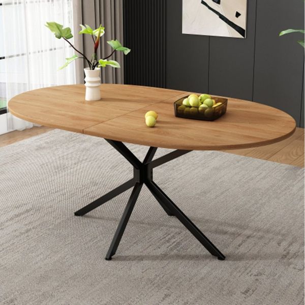 XDeer Esstisch Esstisch,stabiler Esstisch,ovaler Esstisch, Küchentisch für 4-6, Personen, moderner schlichter, L120*B80*H75,5cm