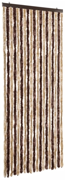 vidaXL Insektenschutz-Vorhang Beige und Hellbraun 56x200 cm Chenille 315120