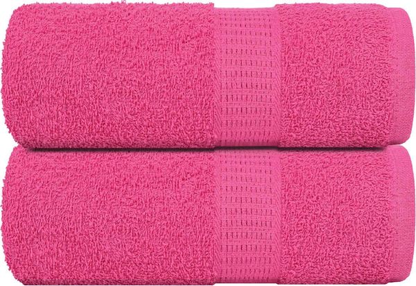 vidaXL Waschtücher FROGN 2 Stk. Rosa 30x30 cm 360 g/m² 137040