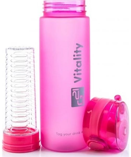 G21 Trinkflasche 60022125 (glatt/Nuten) 600 ml pink