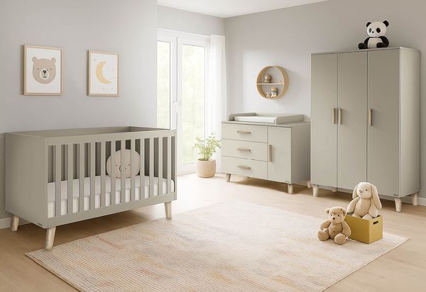 Kinderzimmer-Set 'Tami' extrabreit groß, 3-tlg.