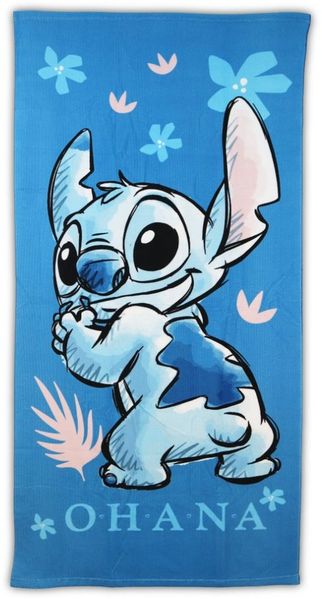 Disney Strandtuch Disney Lilo und Stitch Mikrofaser Badetuch XL 70x140 cm