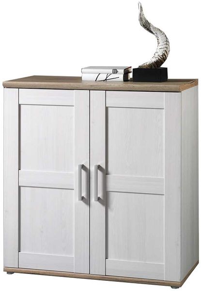 Kommode Romy 1 / Romance, Holzwerkstoff, Holzfarben, 93 x 100 x 45 cm