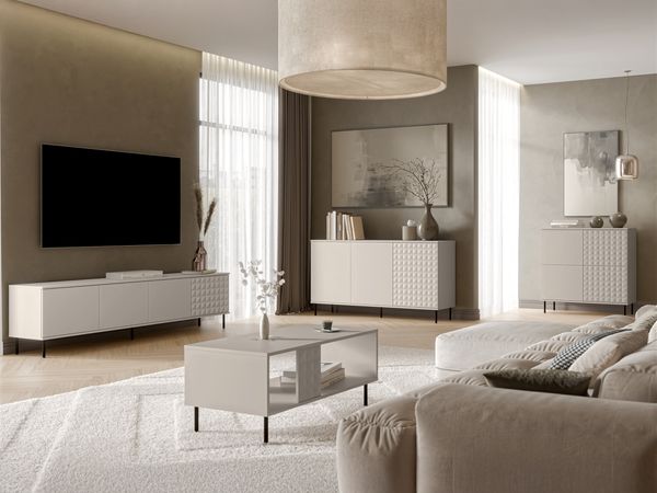 Wohnzimmer-Set Leo I (Farbe: Cashmere)