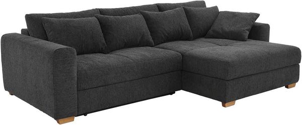 Jockenhöfer Gruppe Ecksofa Kampen L-Form, Bettfunktion, Federkern, Bettkasten, Ottomane links oder rechts Bild 3