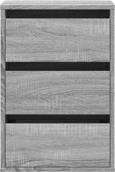 vidaXL Kommode Grau Sonoma 40x41x58 cm Holzwerkstoff 852839 Bild 3