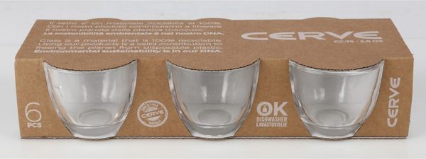 Espresso Glastassen 6er-Set – elegantes Set aus hitzebeständigem Klarglas, ideal für Espresso, Mokka & Ristretto, geschmacksneutral, modern und perfekt für Küche, Bar und Kaffeemomente