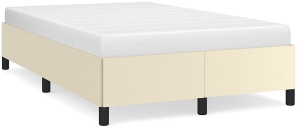vidaXL Bettgestell Creme 120x200 cm Kunstleder [347241] Bild 2