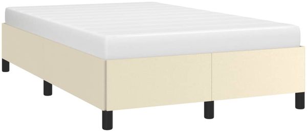 vidaXL Bettgestell Creme 120x200 cm Kunstleder [347241] Bild 3