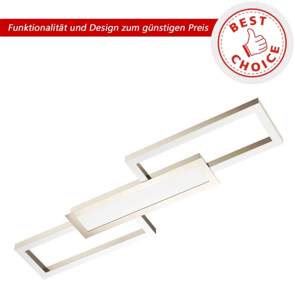 Eglo 75638 BEST CHOICE Deckenleuchte FOMENTO weiss L:78cm H:4. 5cm dimmbar 3000-6500K Bild 2