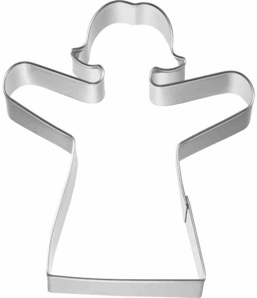 Ausstecher Engel 8 cm Edelstahl [PG blau]