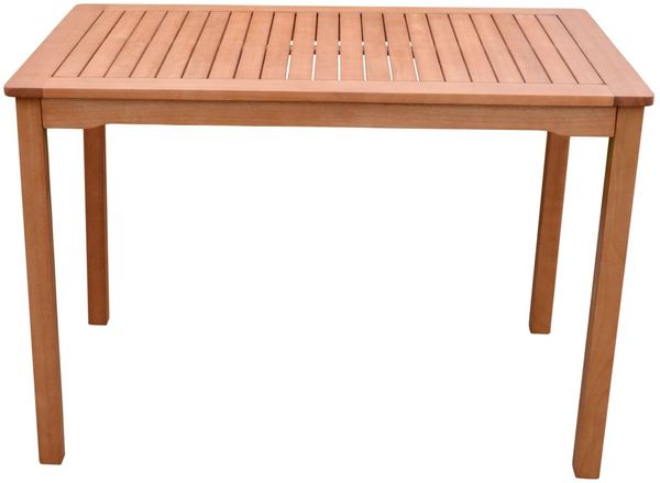 Spetebo Gartentisch Gartentisch PITTSBURGH aus Eukalyptus Holz (Stück, 1-St, Holztisch), Garten Esstisch aus FSC Massivholz geölt