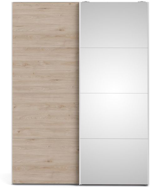 Veto Schiebetürenschrank 150cm weiß Hickory Kleiderschrank Schwebetüren Schrank