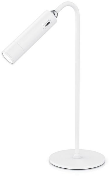 BEARWARE Schreibtischlampe 4in1 LED Tischlampe dimmbar, Magnethalterung, Bürolampe, Tischleuchte, mehrere Helligkeitsstufen, LED fest integriert, warmweiß, Akku, 3 Helligkeitsstufen, Standfuß, Wandhalterung, Clip, Taschenlampe