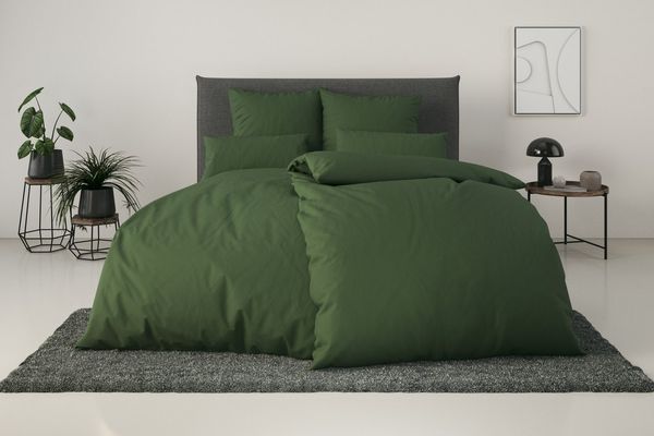 OTTO home Bettwäsche Desner 100% Microfaser, extra weich, allergikerfreundlich, Microfaser, 2 teilig, Premium Qualität, uni, schnell trocknend, pflegeleicht, ab 135x200 cm