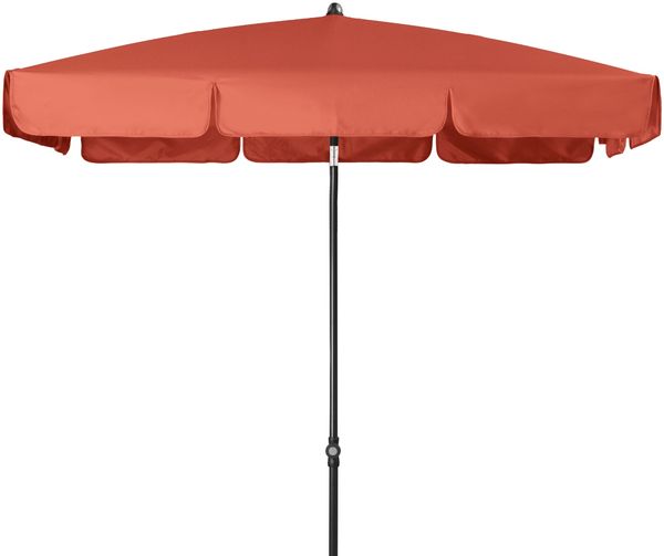 Doppler Sonnenschirm / Mittelstockschirm "Sunline 185 x 120 Waterproof Neo", terracotta, 185 x 120 cm